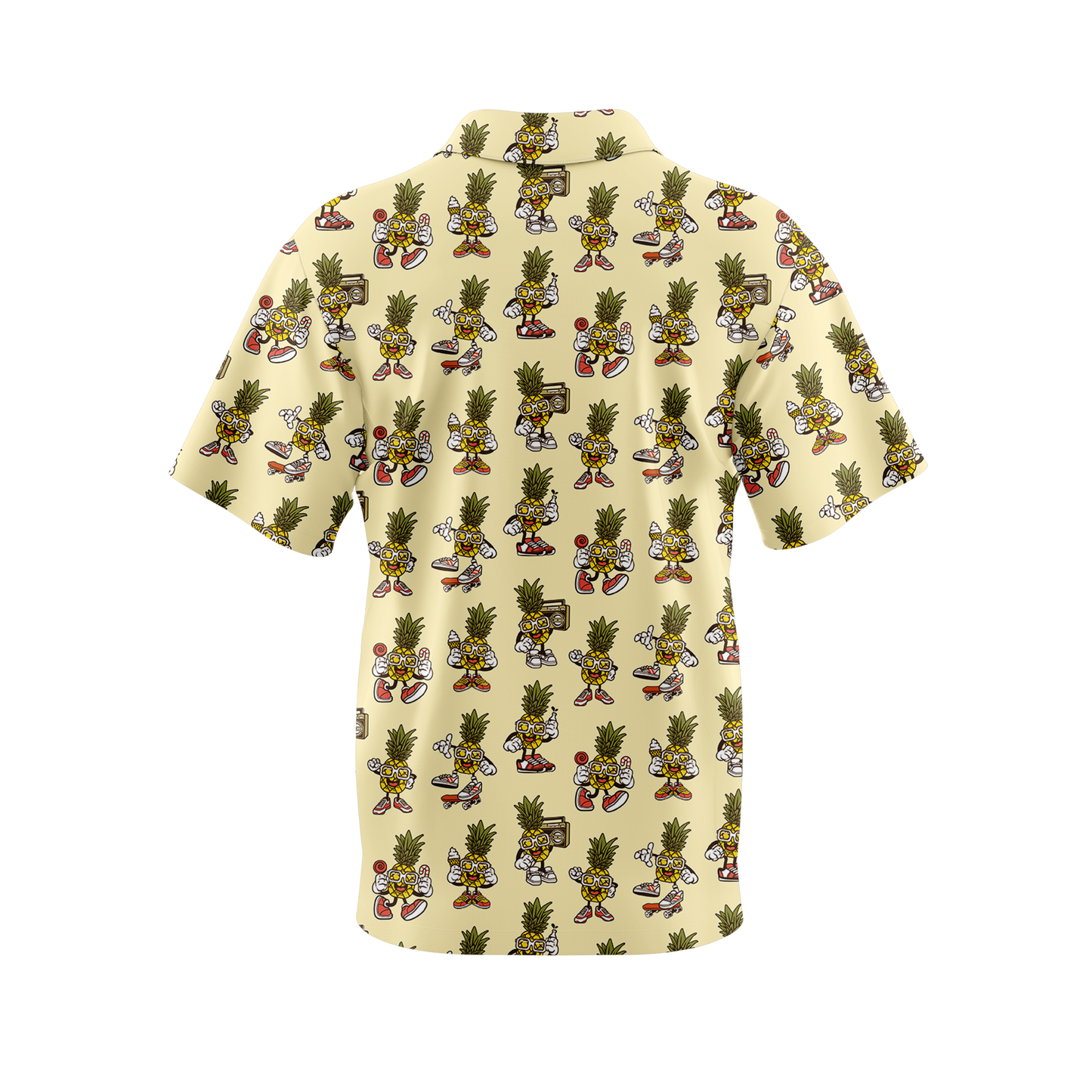 Pineapple Man Button Up Shirt