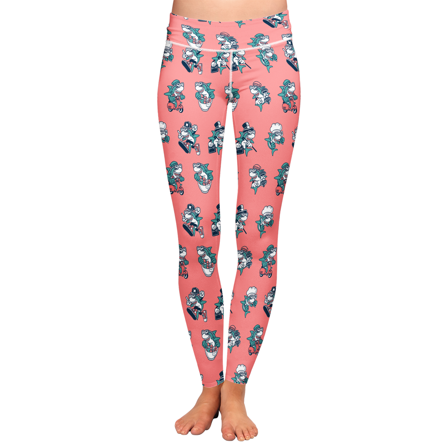 Shark Life Yoga Leggings