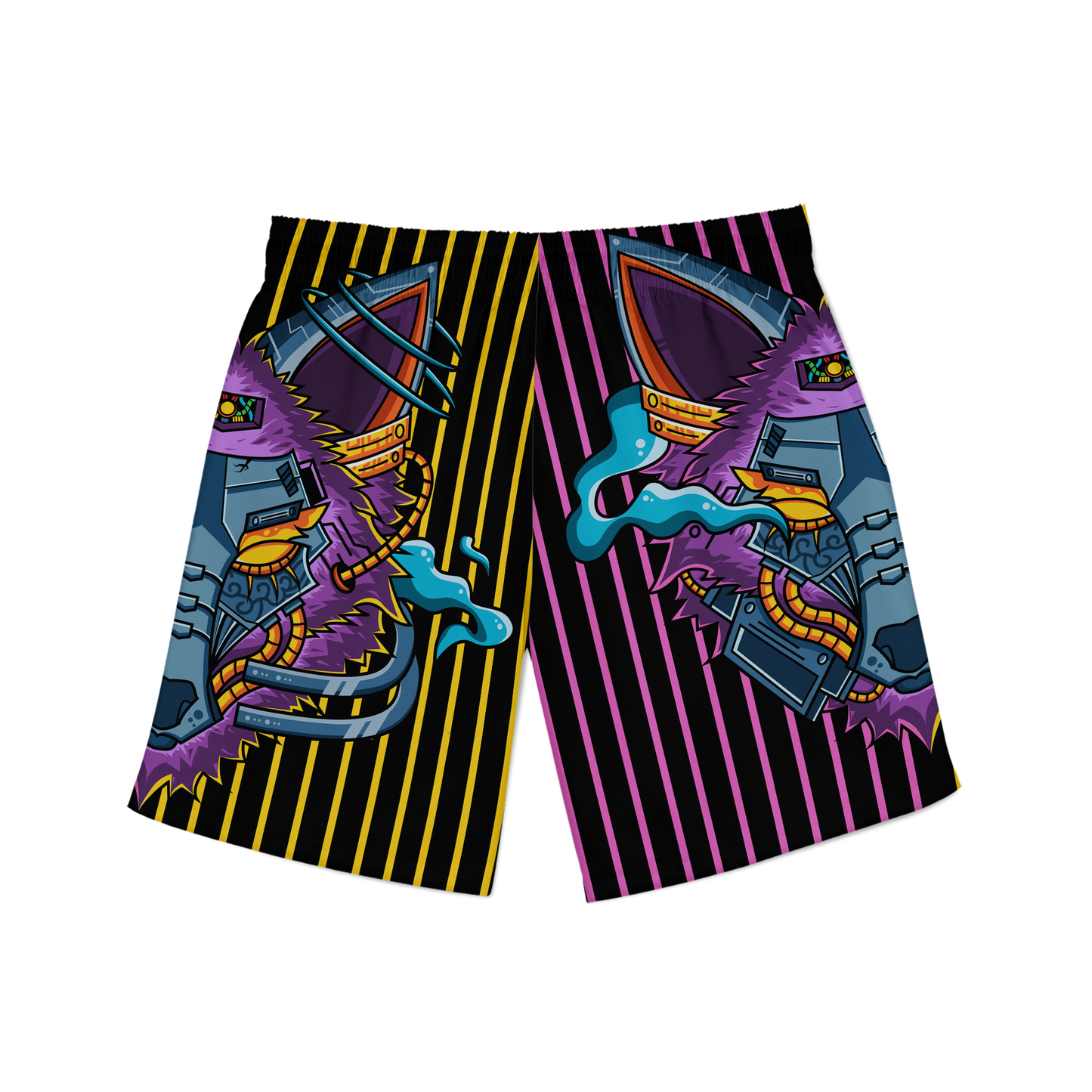 Robotic Fox Athletic Shorts