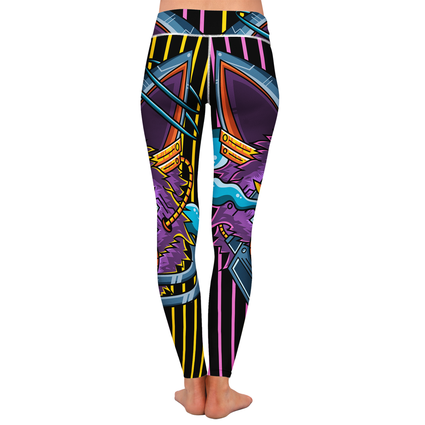 Robotic Fox Yoga Leggings