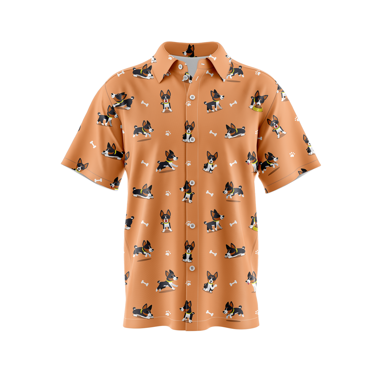 Basenji Button Up Shirt