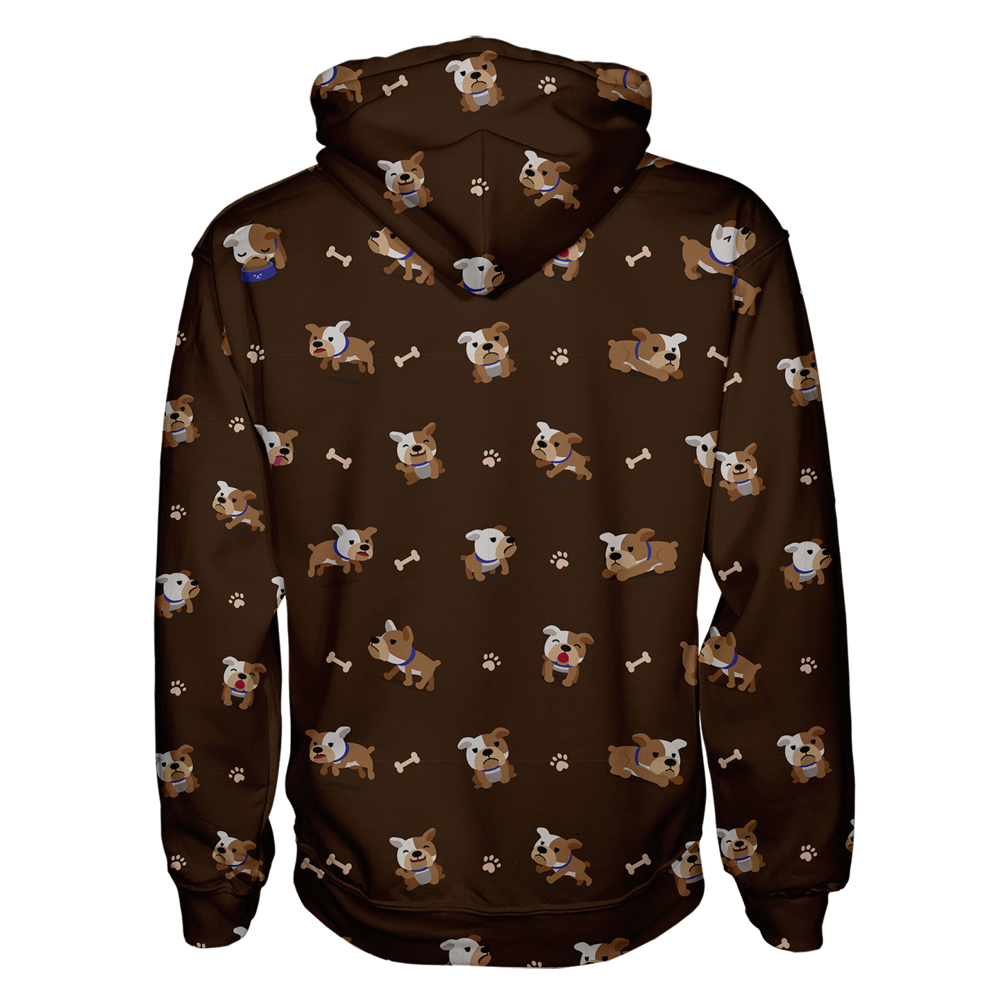 Bulldog Pullover Hoodie