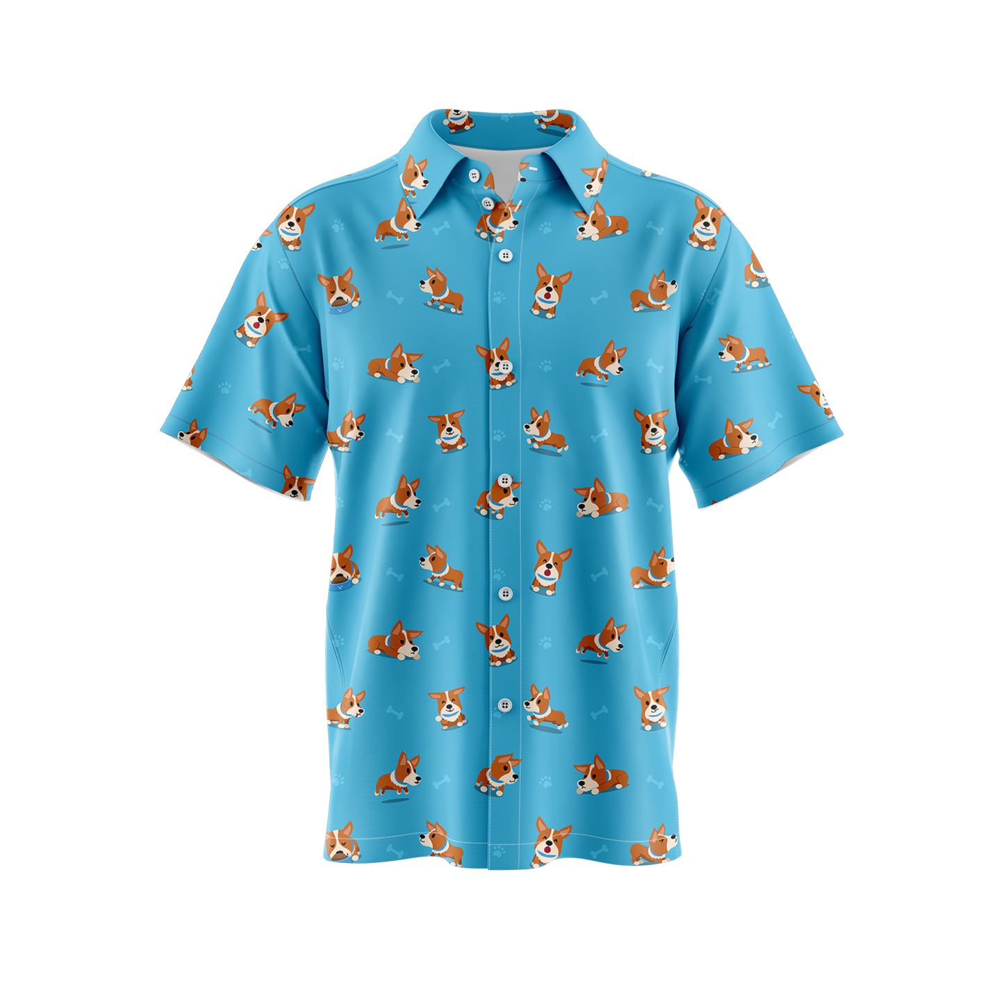 Corgi Button Up Shirt