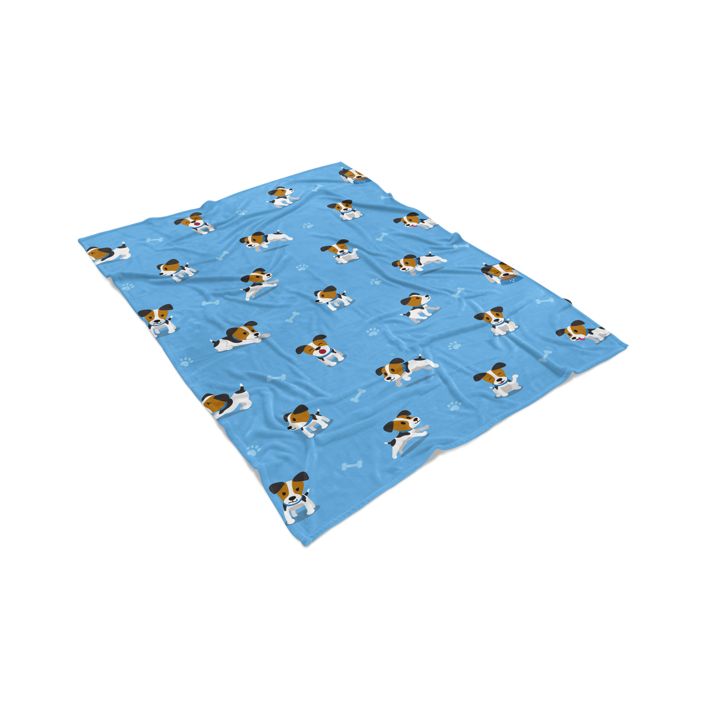 Jack Russell Terrier Sherpa Fleece Blanket