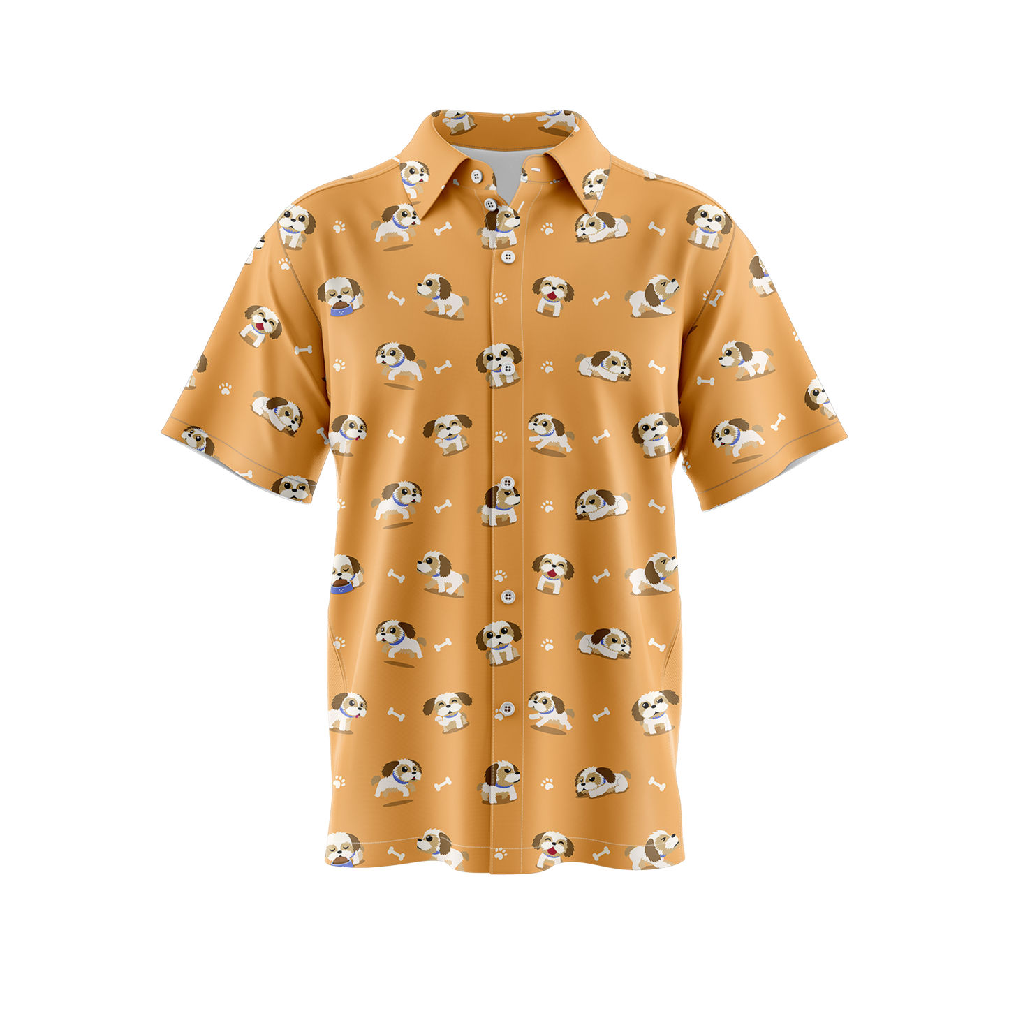 Shih Tzu Button Up Shirt