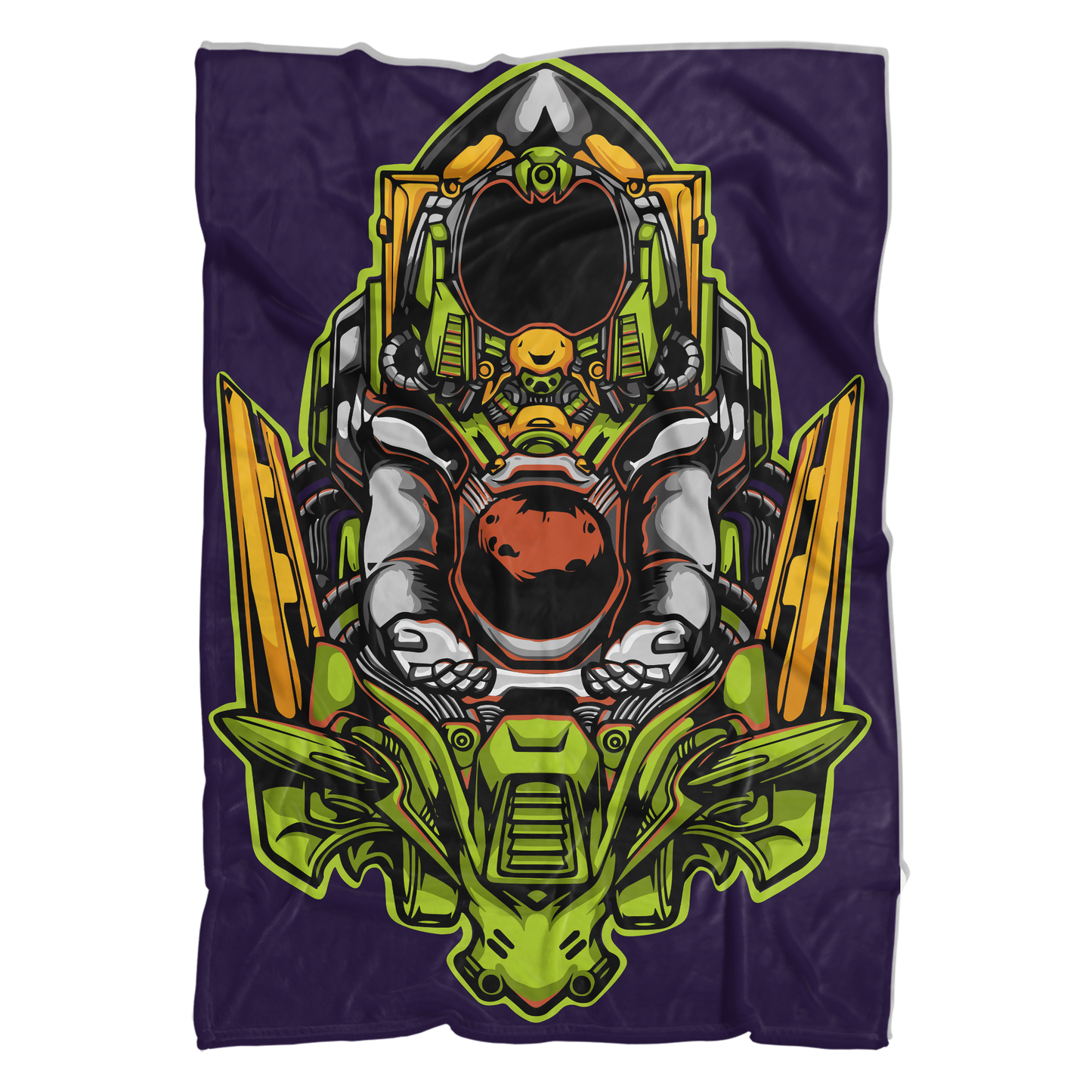 Astro Mech Man Sherpa Fleece Blanket