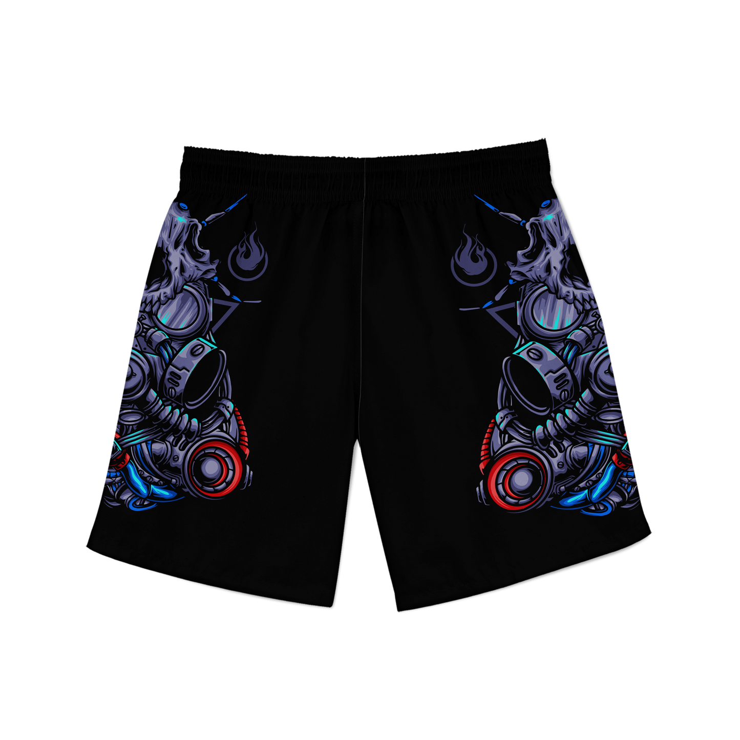 Cat Gas Mask Athletic Shorts