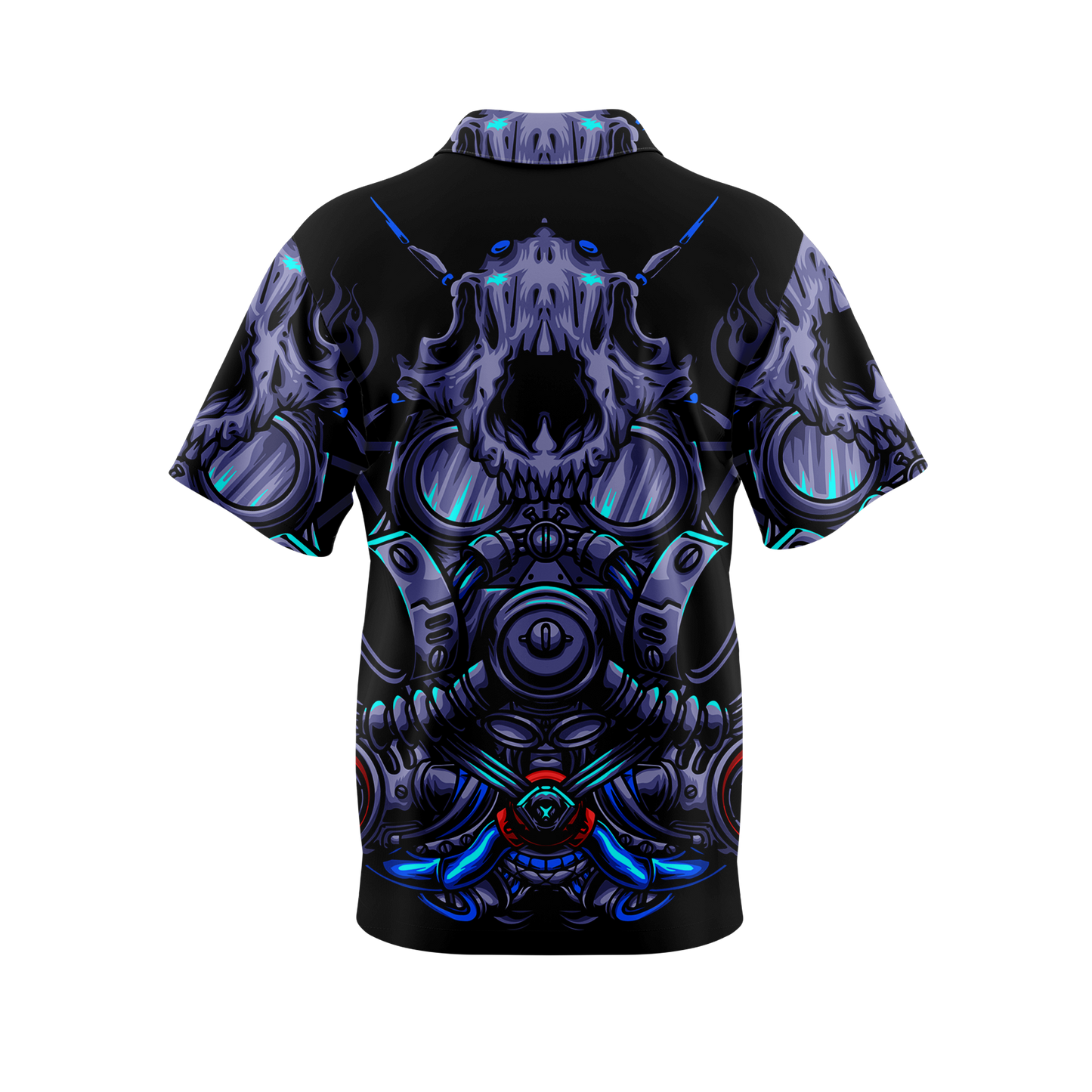 Cat Gas Mask Button Up Shirt