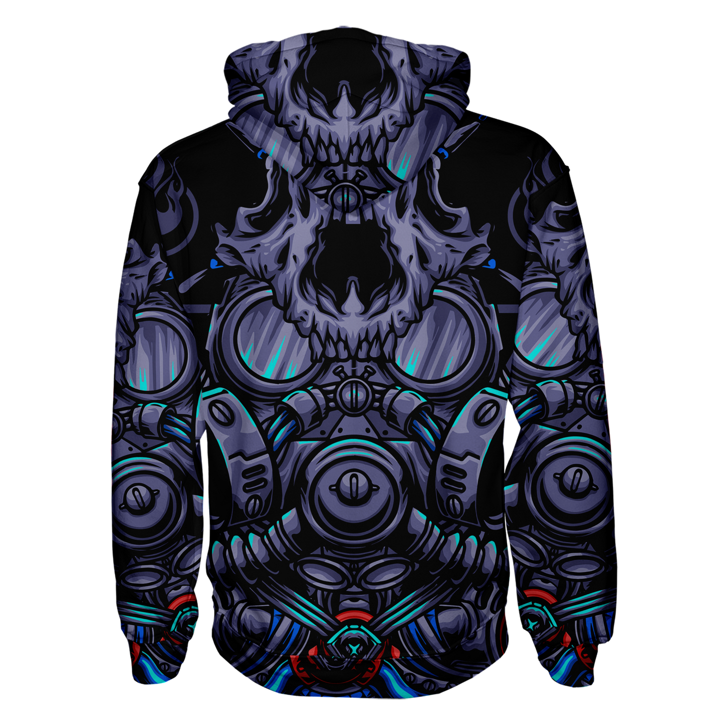 Cat Gas Mask Pullover Hoodie