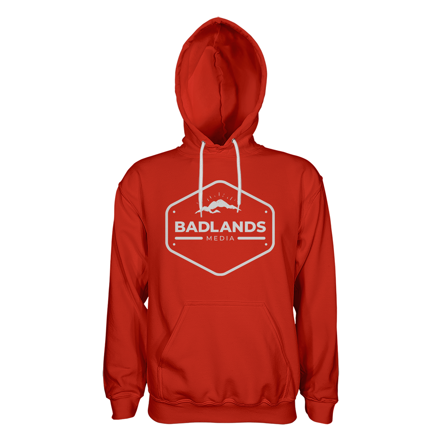 Badlands Media Logo Hoodie - Red