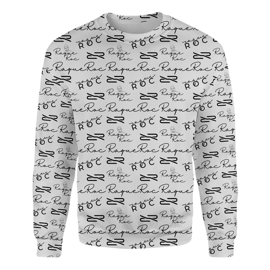 Script printed all over in HD on premium fabric. Handcrafted in California.