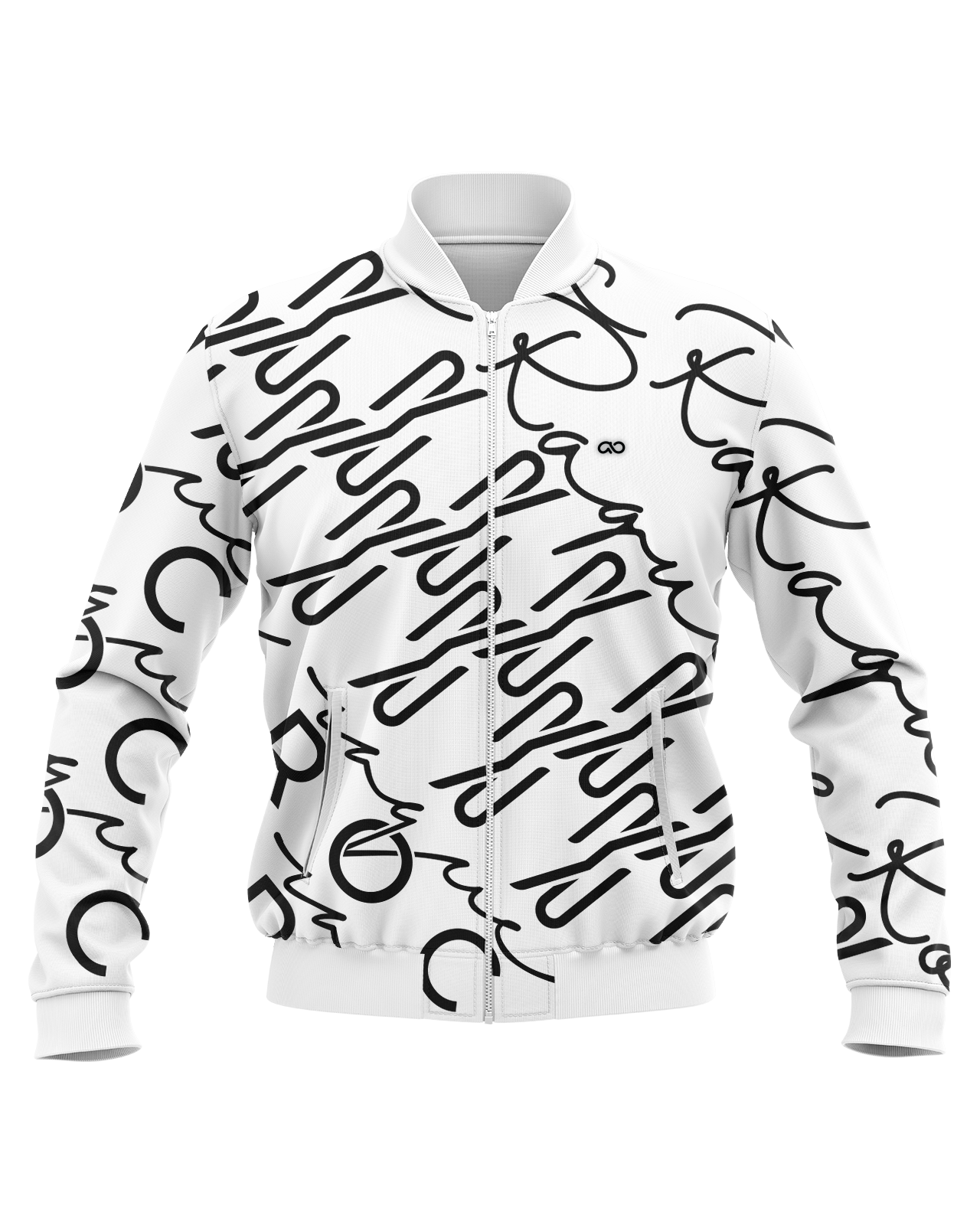 Que Men's Fleece Bomber Jacket