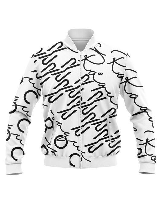 Que Men's Fleece Bomber Jacket