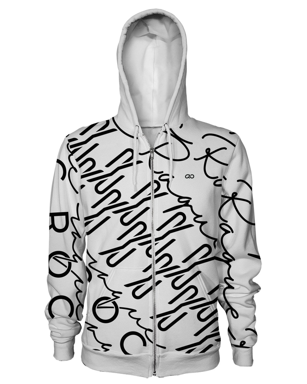 Que Unisex Zip Up Hoodie