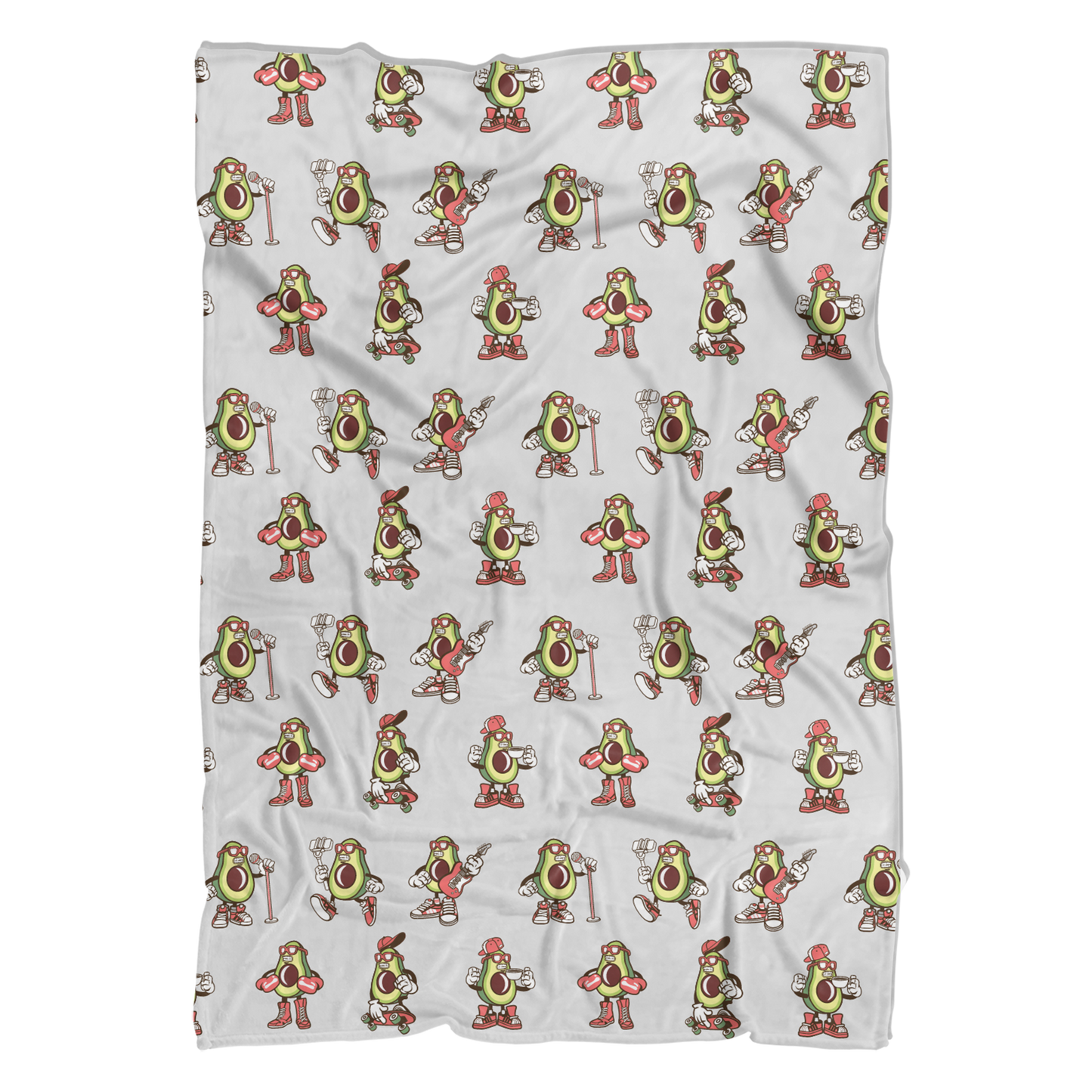 Avacado Life Sherpa Fleece Blanket