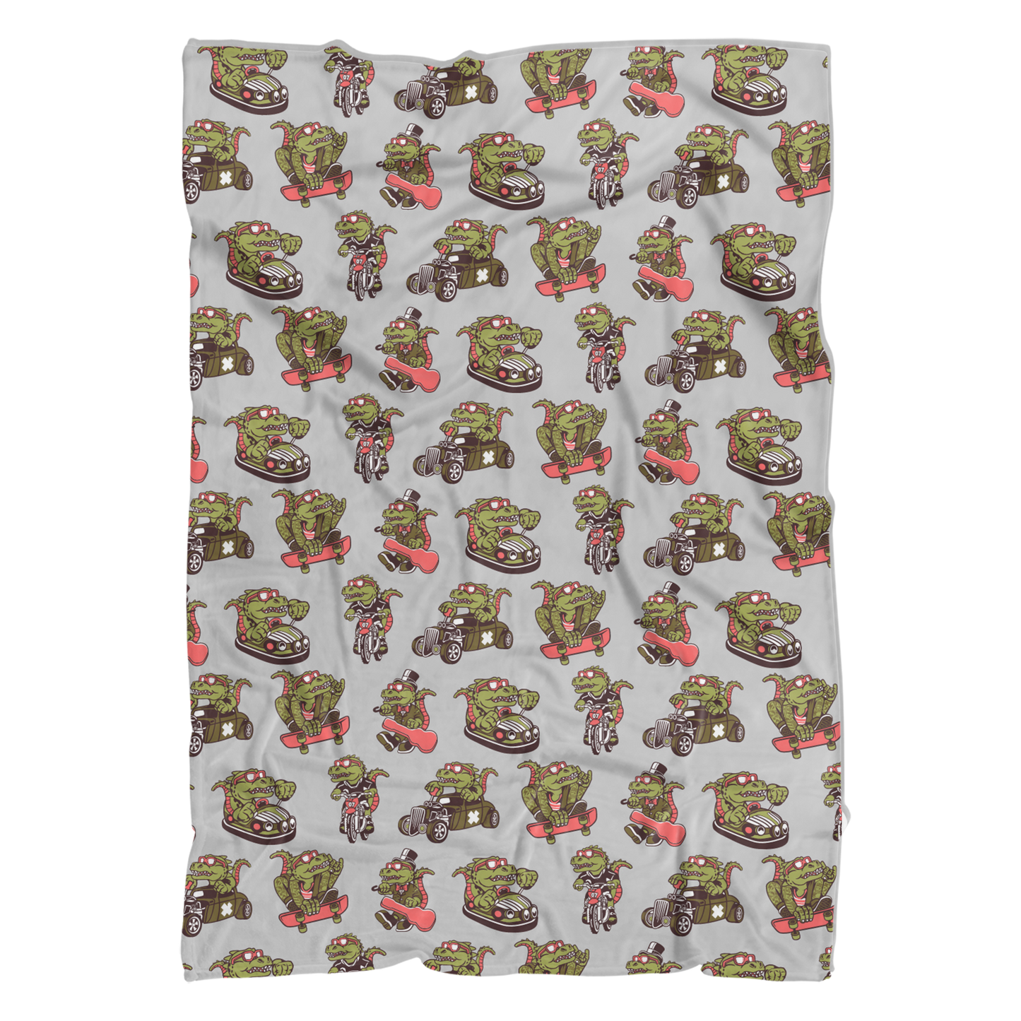 T-Rex Life Sherpa Fleece Blanket