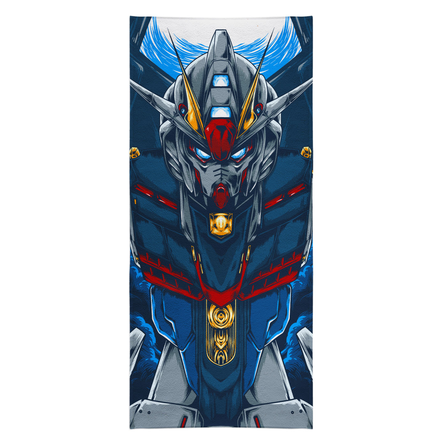 Mecha Fighting Robot Beach Towel