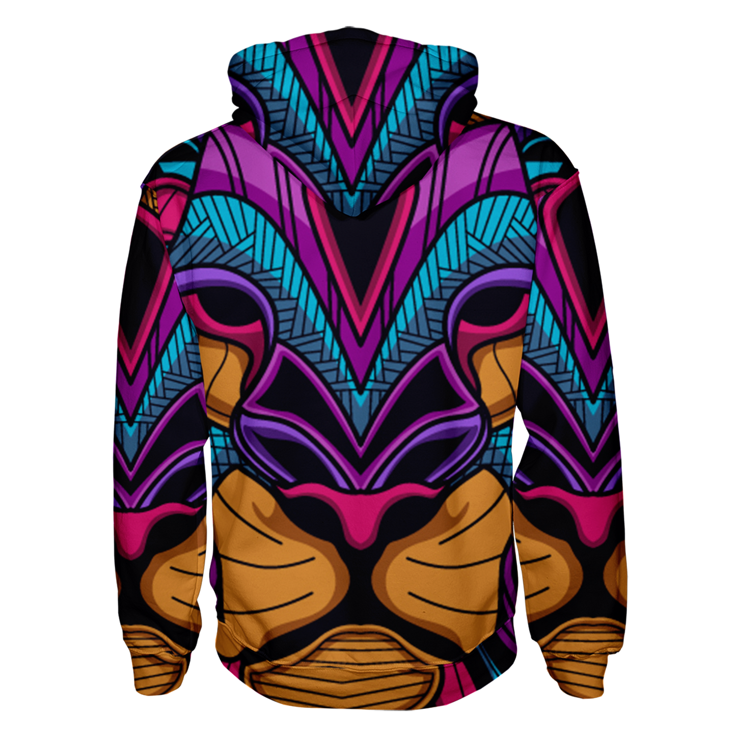 Neon Lion Pullover Hoodie