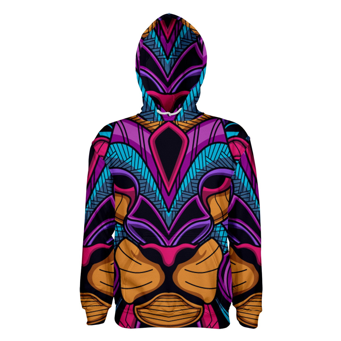 Neon Lion Pullover Hoodie