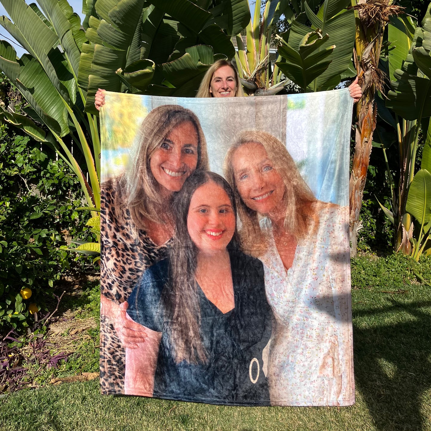 Customizable Fleece Throw Blanket 60"x80"