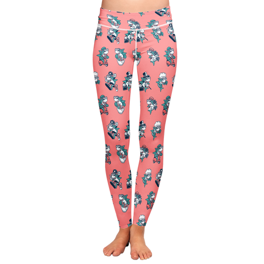 Shark Life Yoga Leggings