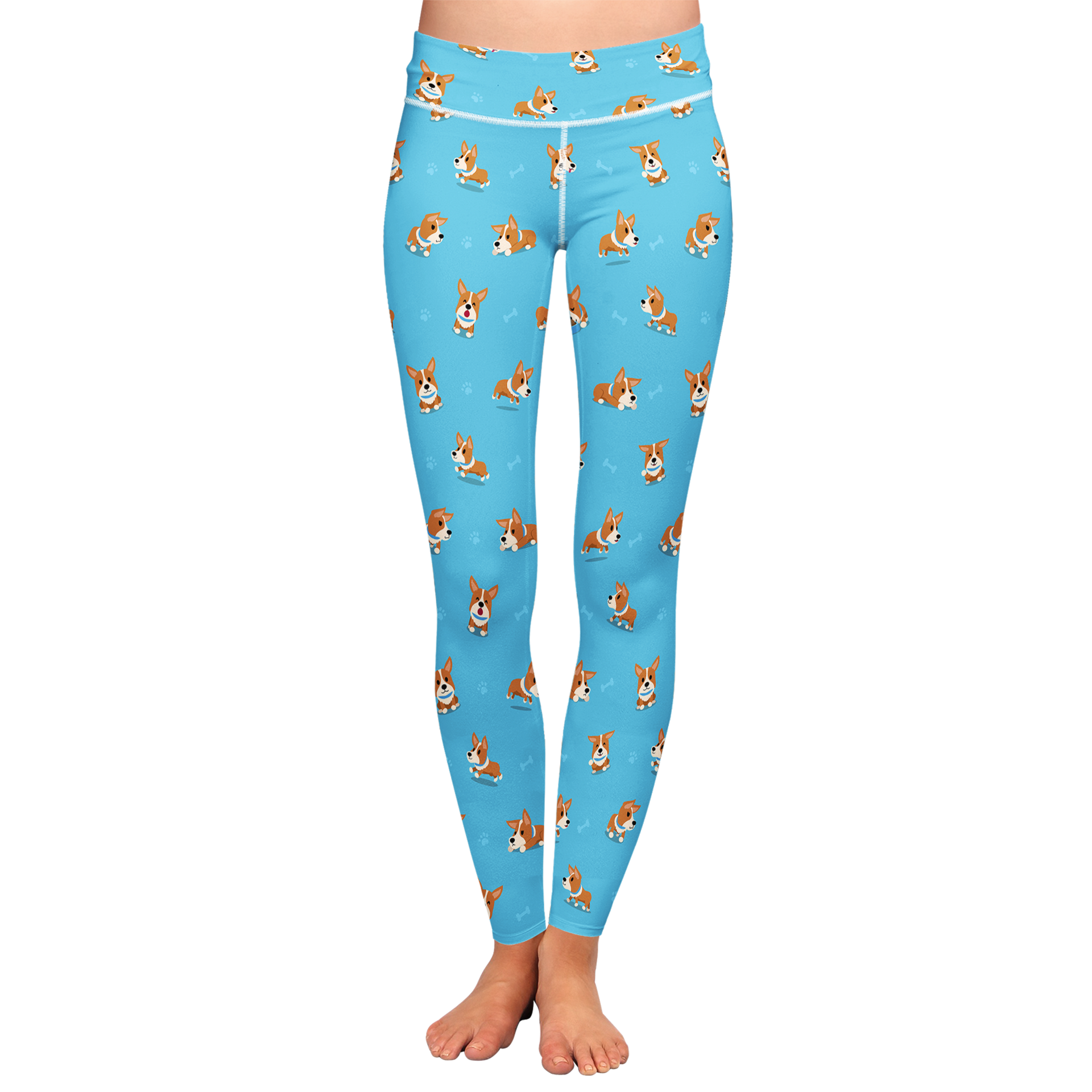 Corgi Yoga Leggings