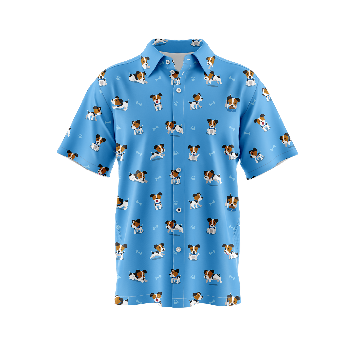 Jack Russell Terrier Button Up Shirt