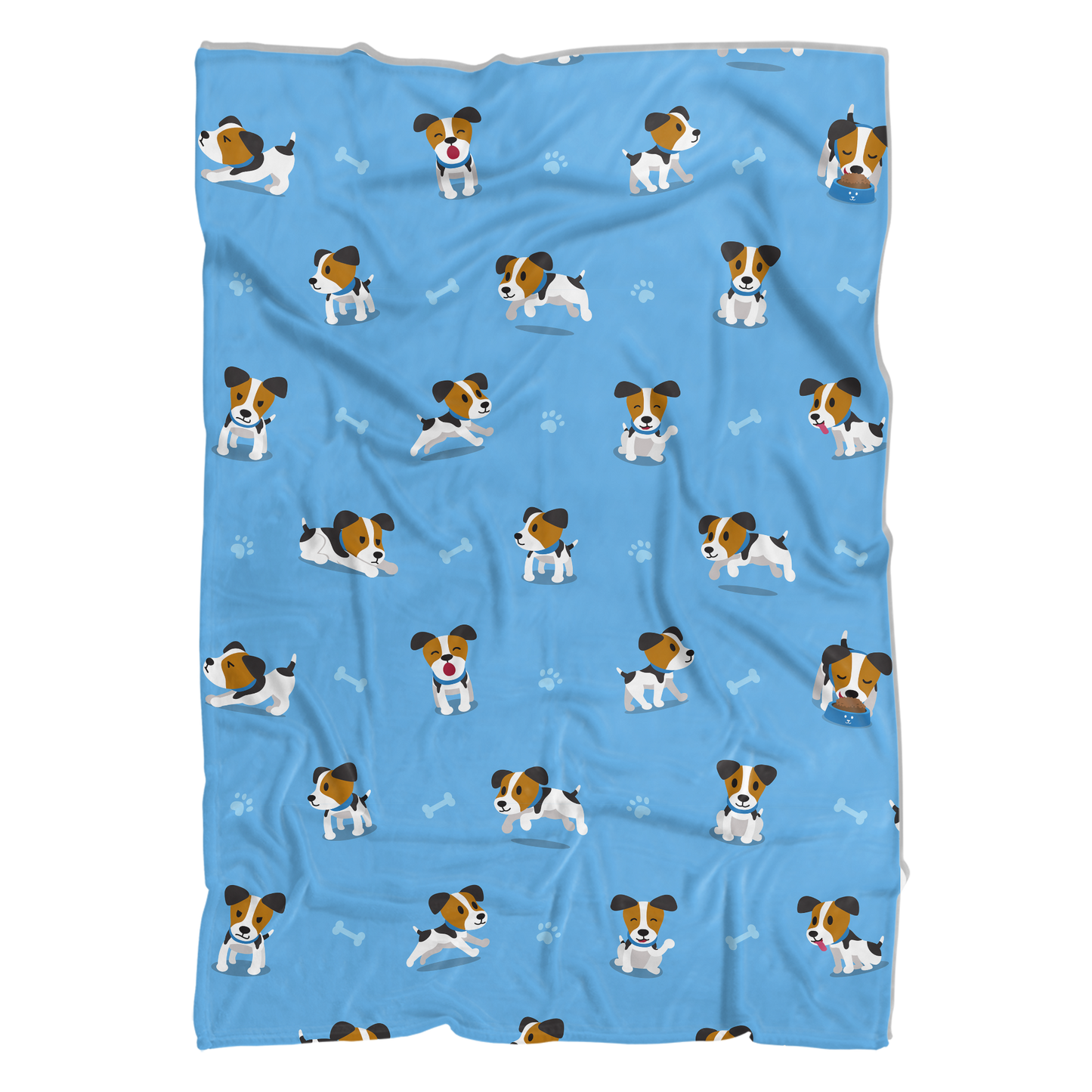 Jack Russell Terrier Sherpa Fleece Blanket