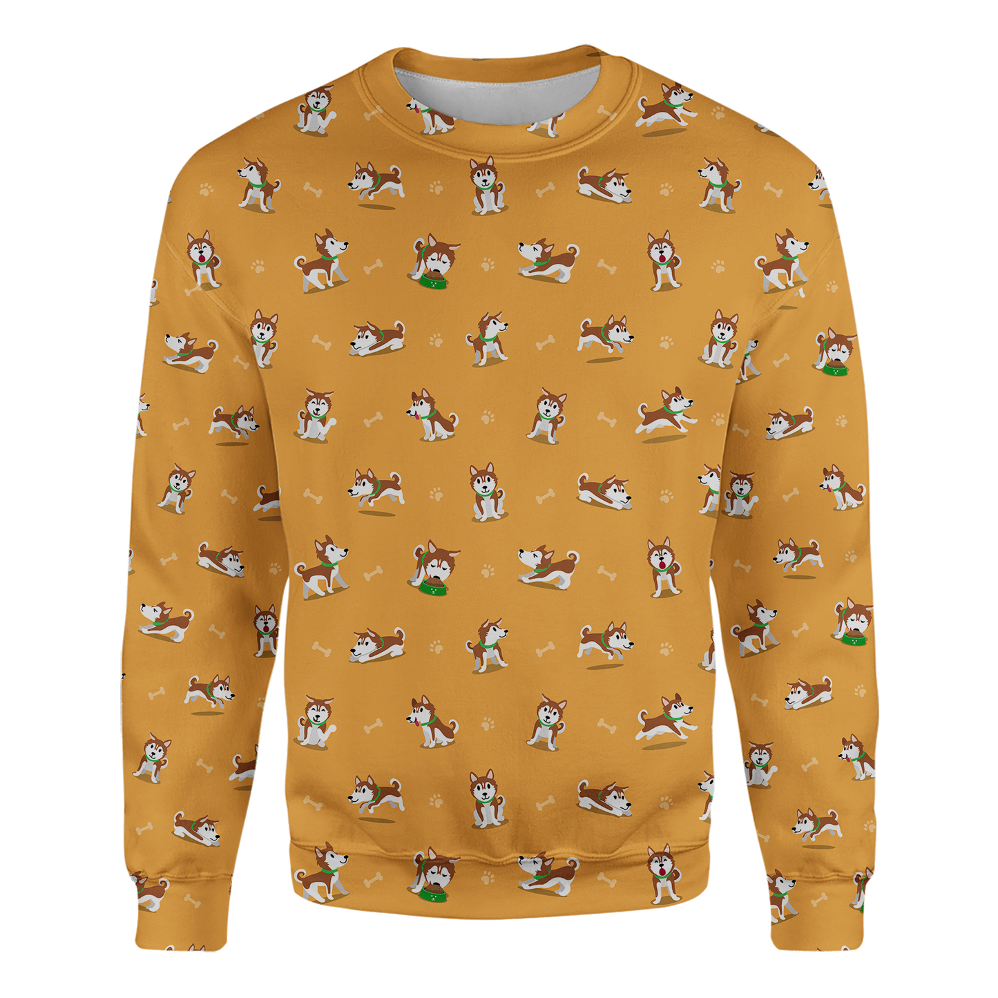 Siberian Husky Brown Sweatshirt
