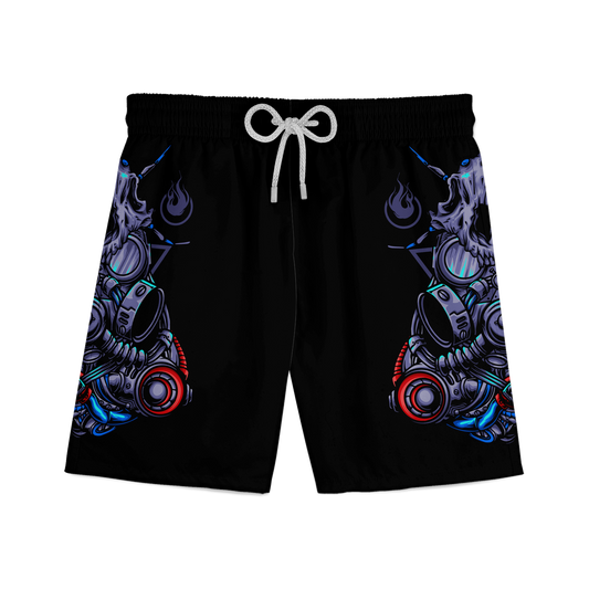 Cat Gas Mask Athletic Shorts