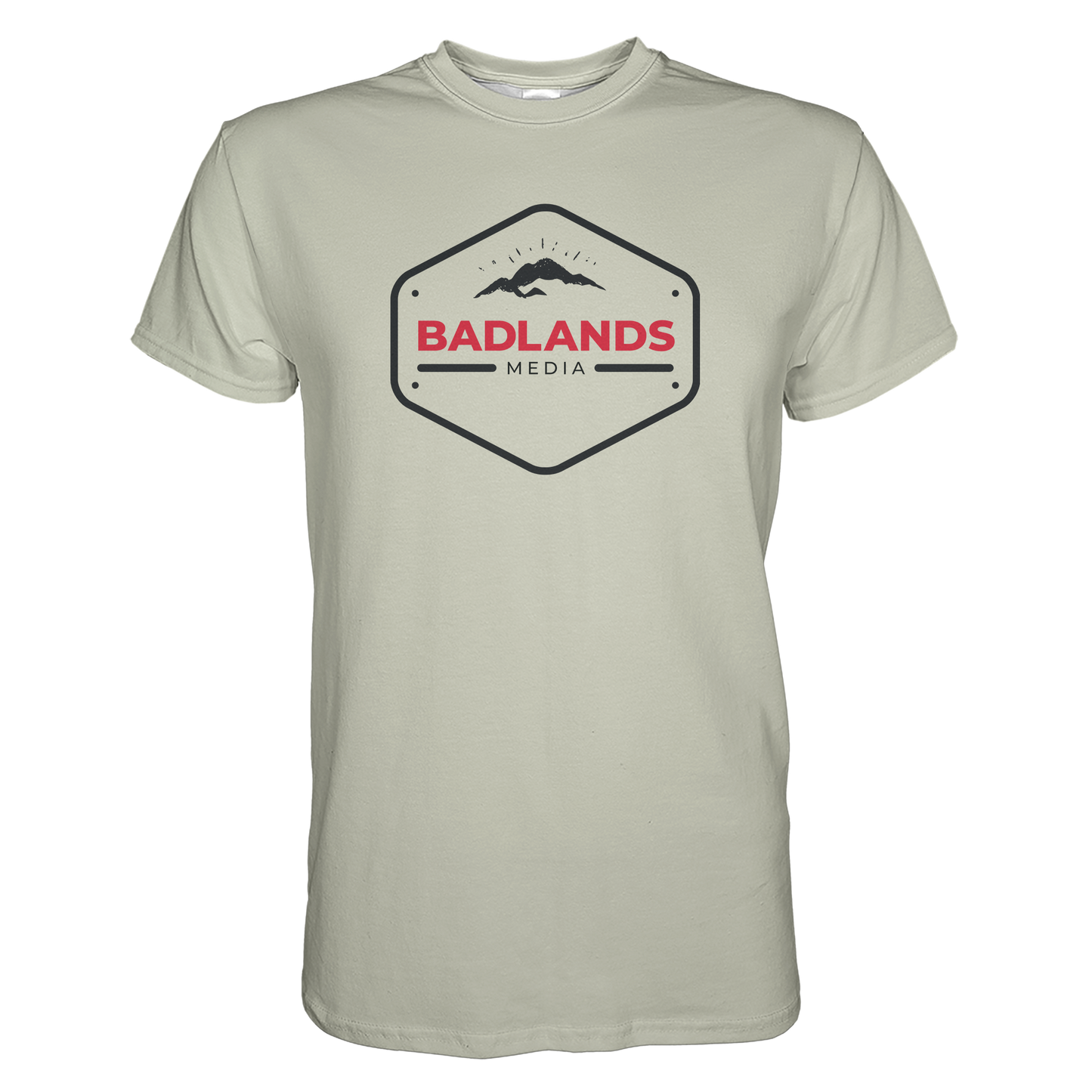 Badlands Media Logo Tee - Natural