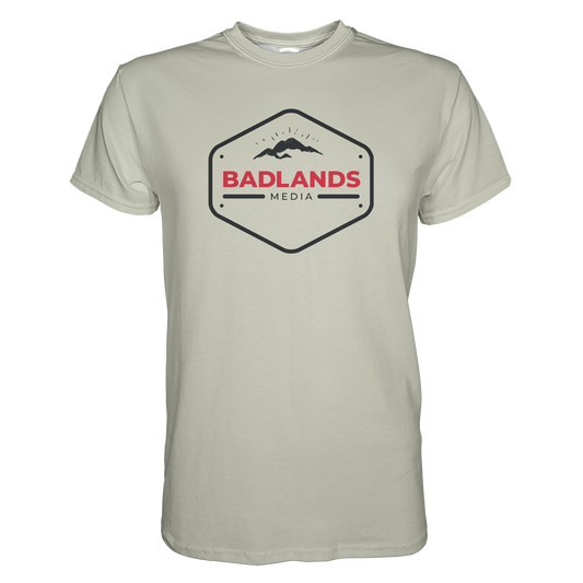 Badlands Media Logo Tee - Natural