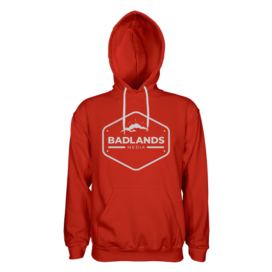 Badlands Media Logo Hoodie - Red