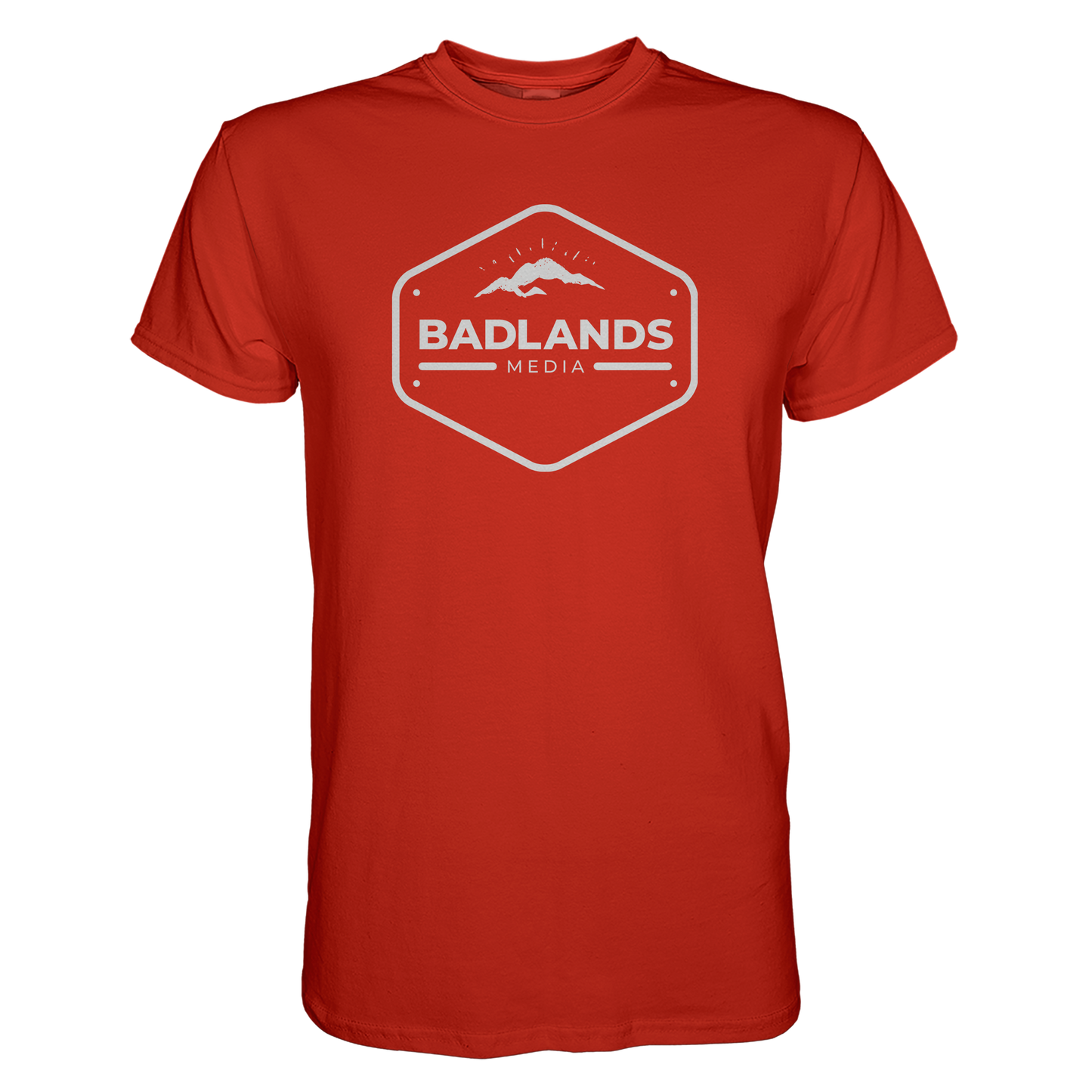 Badlands Media Logo Tee - Red