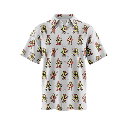 Avacado Life Button Up Shirt