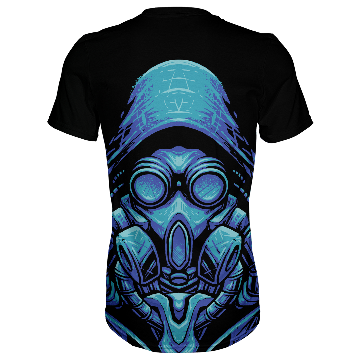 Blue Gas Mask T-Shirt