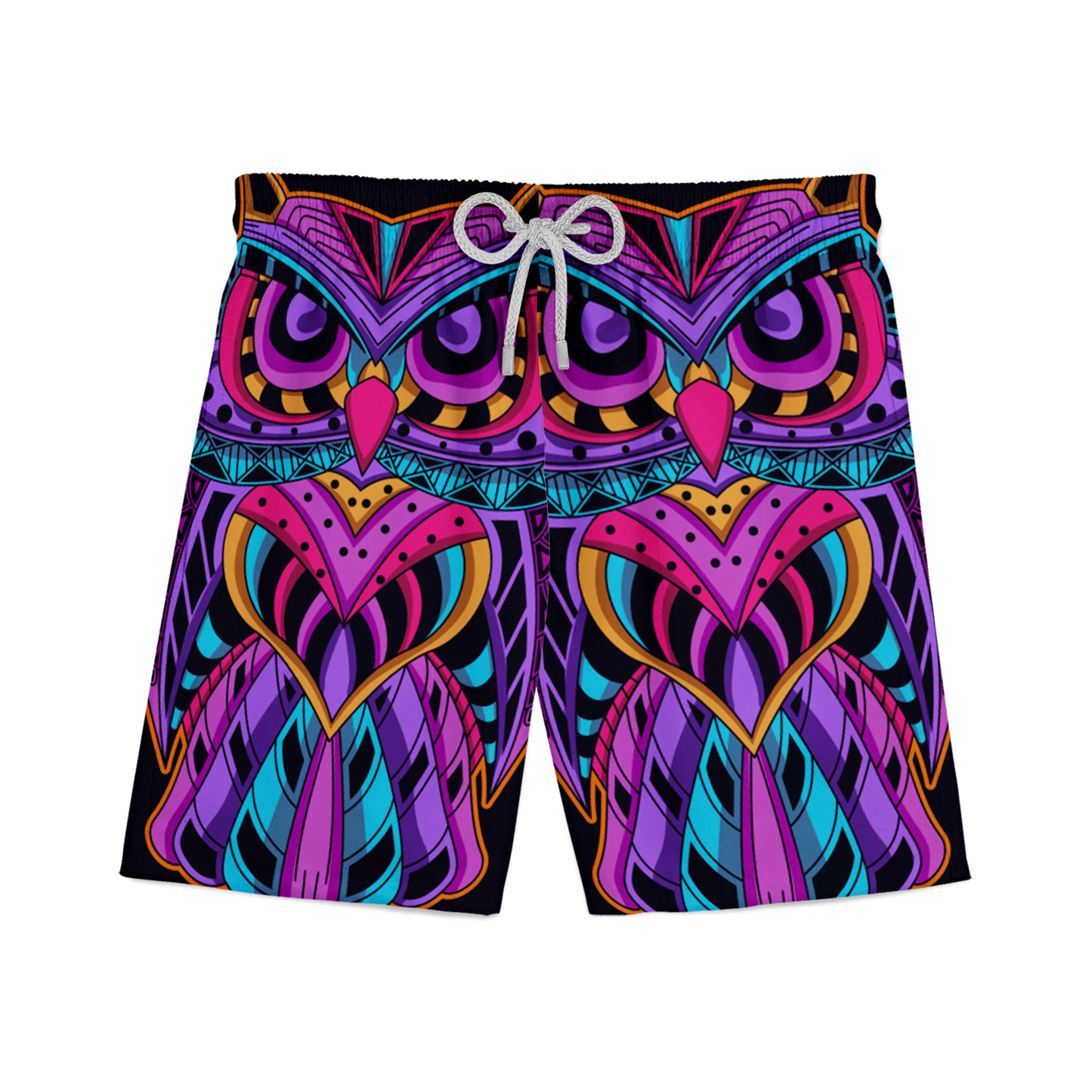 Neon Owl Athletic Shorts