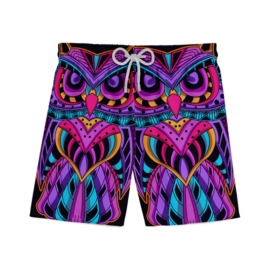 Neon Owl Athletic Shorts