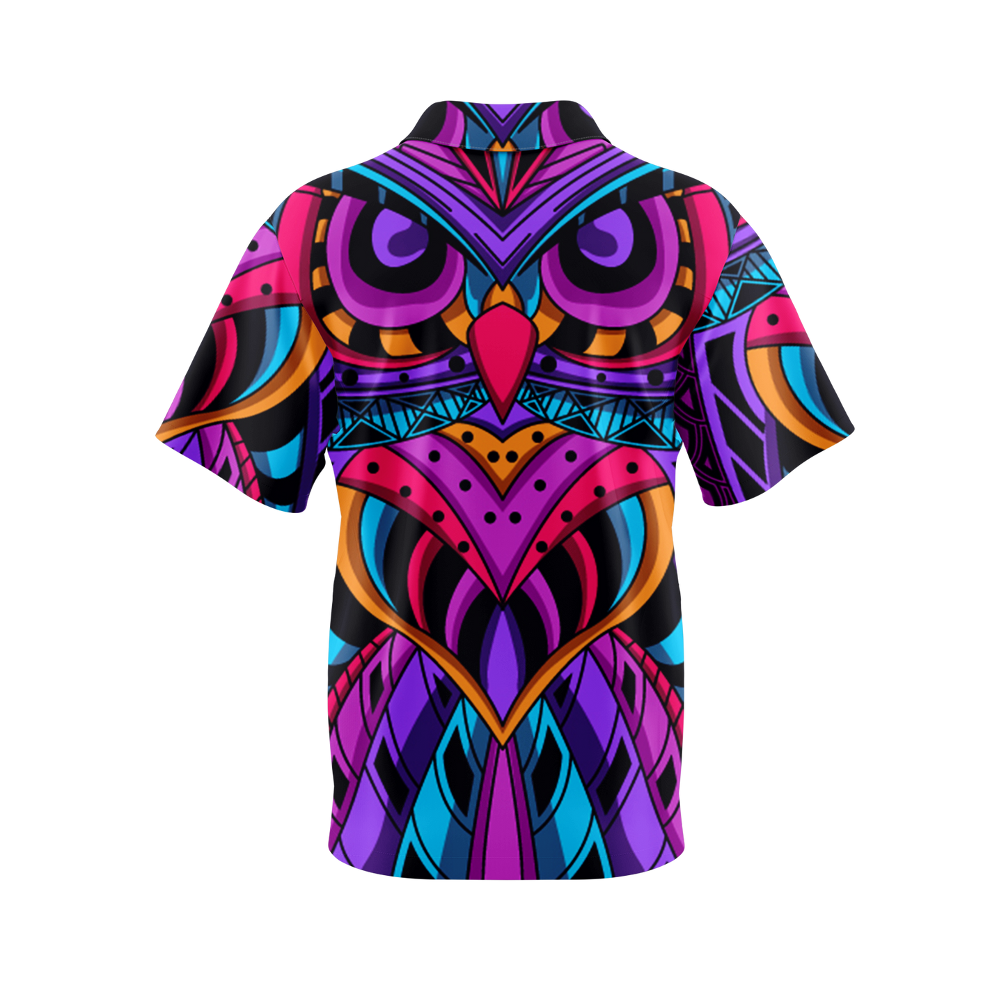 Neon Owl Button Up Shirt